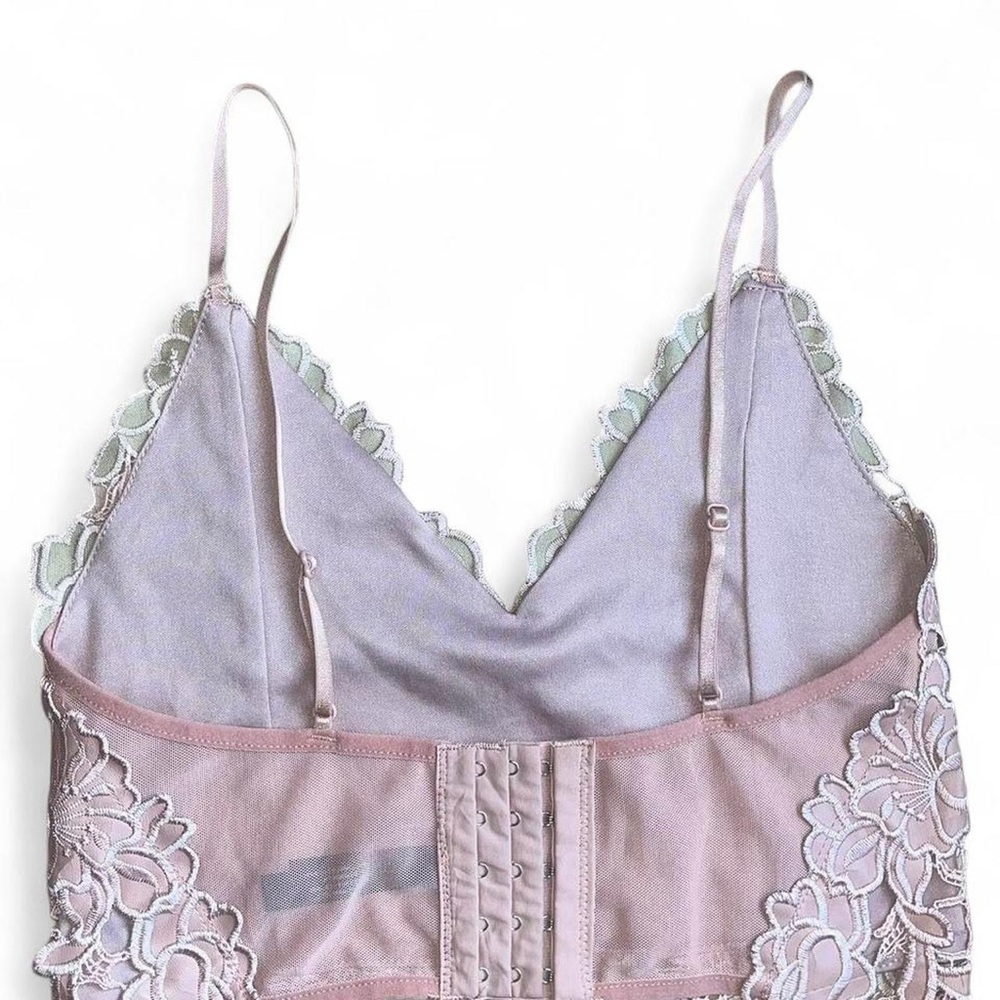 Say What? Pink Mesh Bralette - Picture 3 of 5